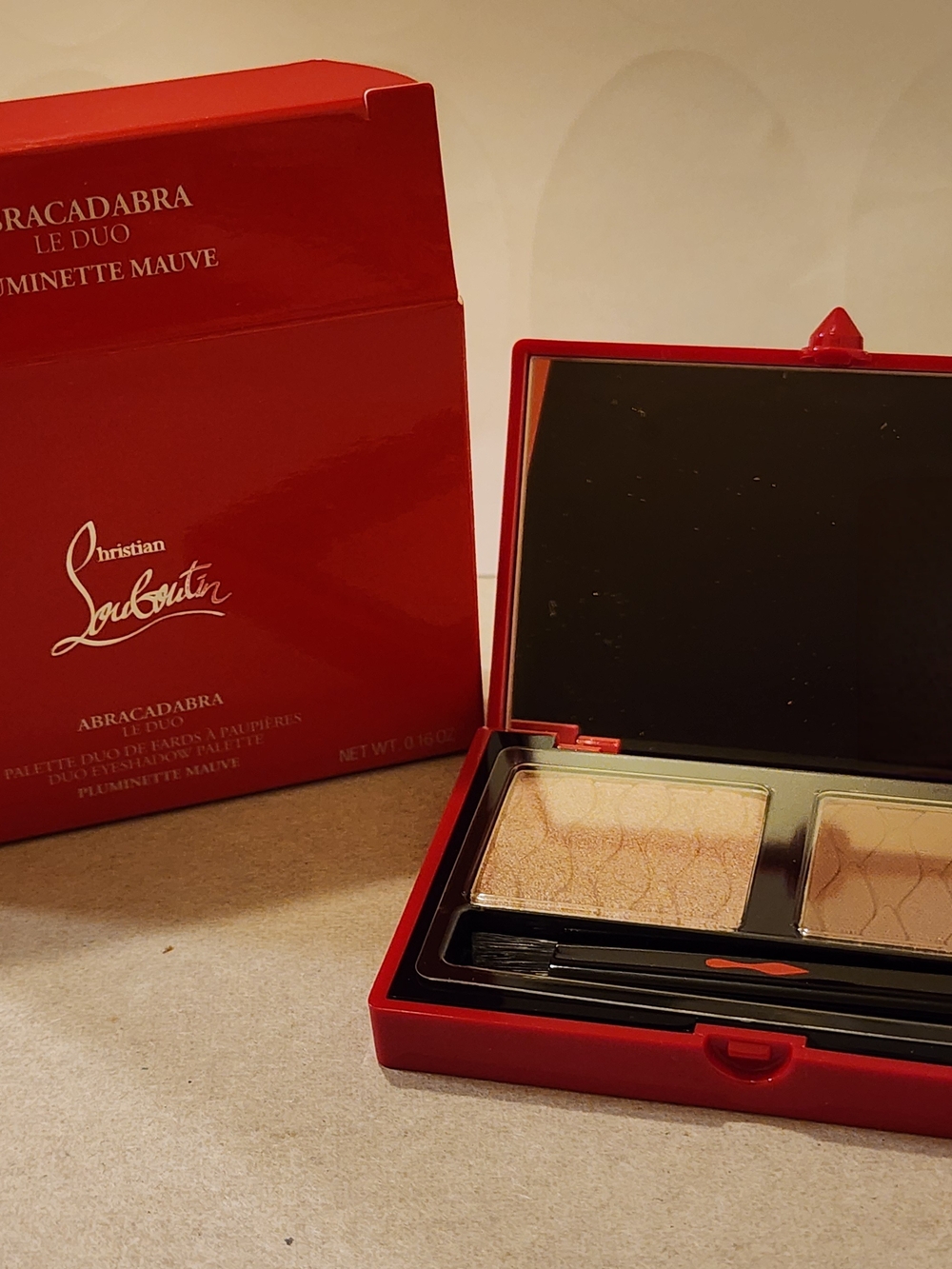Christian Louboutin Dual Eyeshadow Palette — Champagne & Mauve